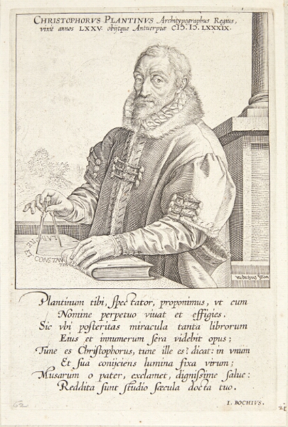 Hendrick Goltzius, Christophe Plantin