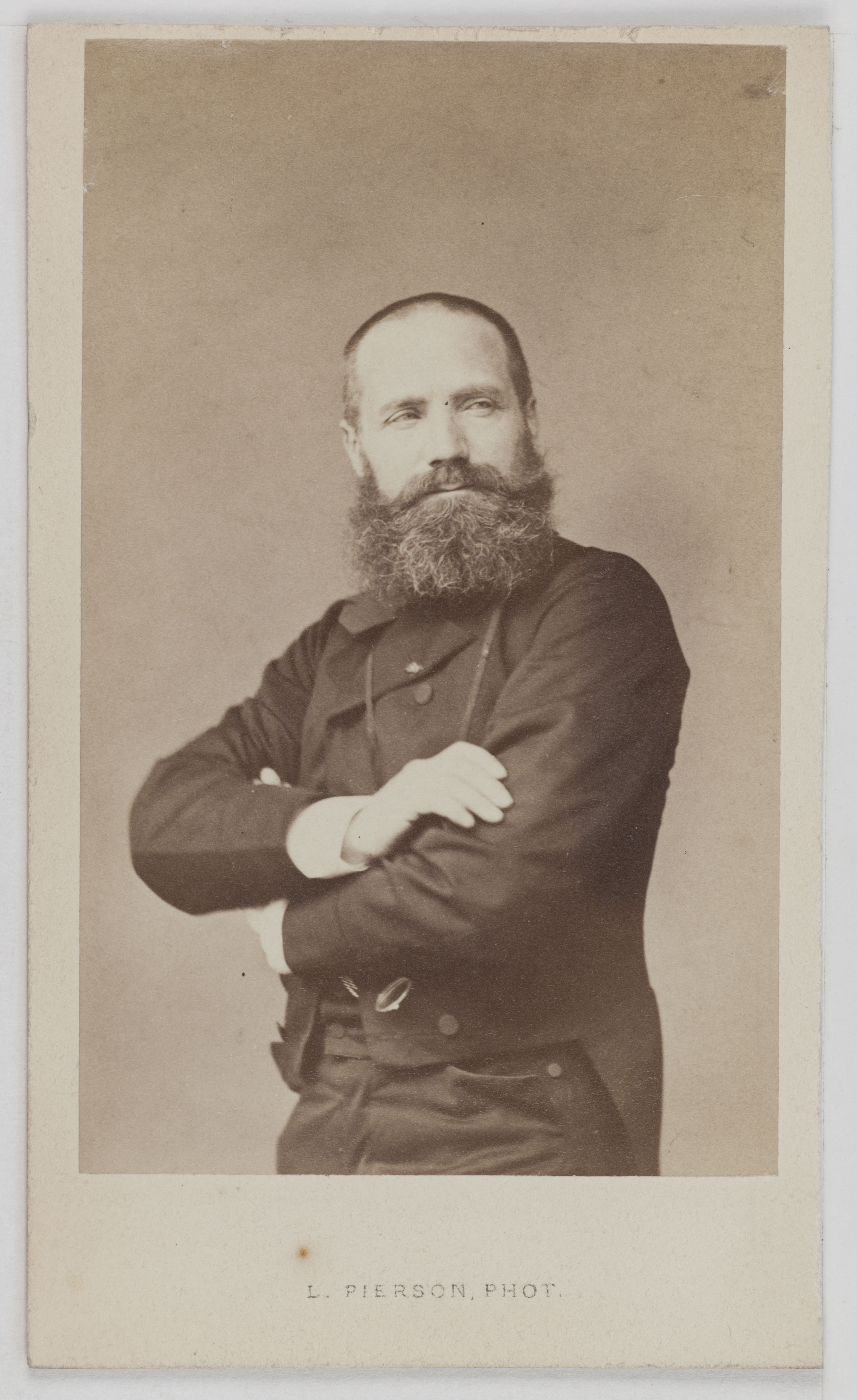 Mayer Frères et Pierson, Portrait d'Adolphe Yvon (1817-1893), peintre et homme de lettres.