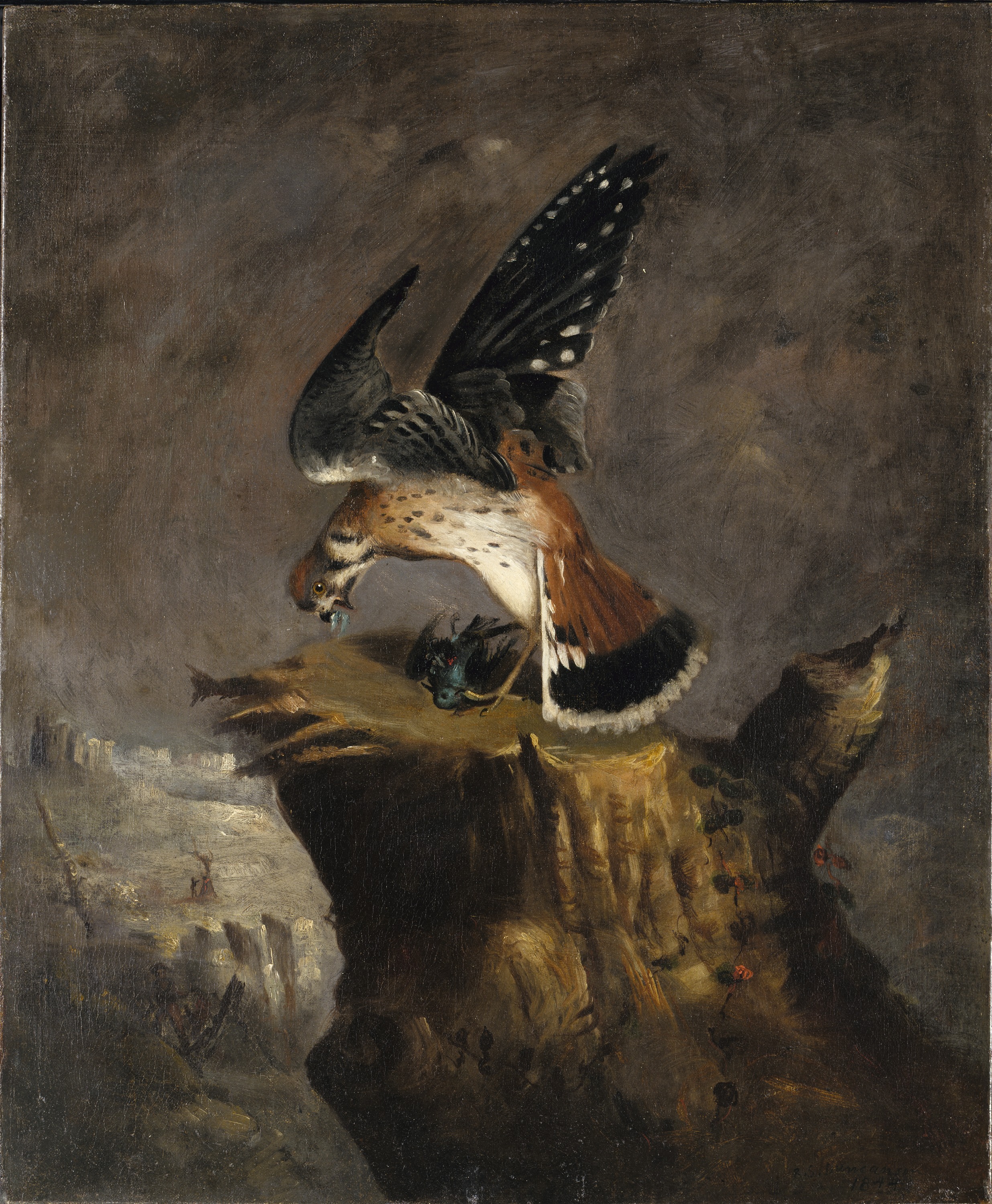 Robert S. Duncanson, Vulture and Its Prey