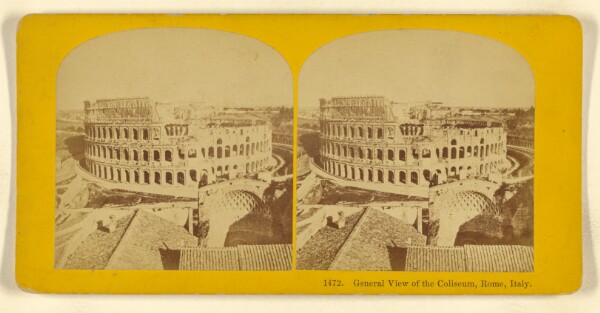 Benjamin West Kilburn, Gsneral [sic] View of the Coliseum, Rome, Italy.
