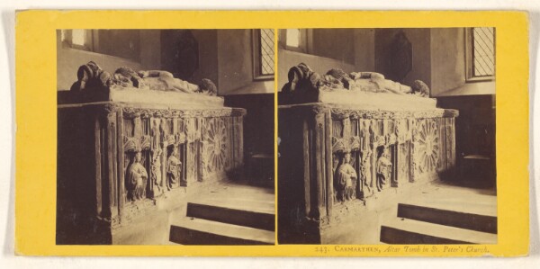Unknown, Carmarthen, Altar Tomb in St. Peter's Church.