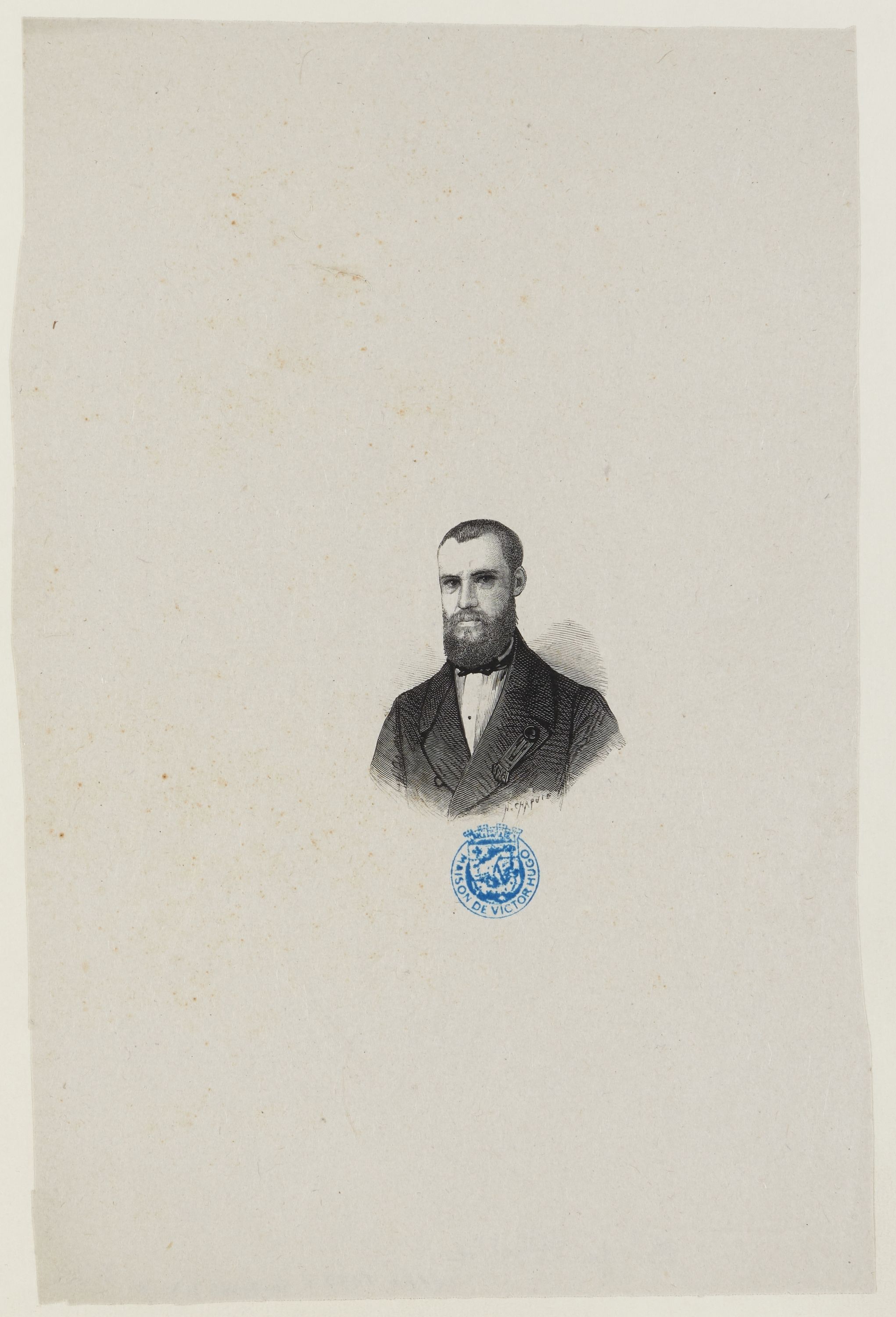 Anonyme, [Histoire d'un crime] Portrait de P. de Flotte