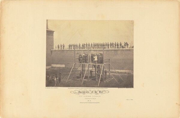 Alexander Gardner, Sic Semper Sicariis/ Adjusting the Ropes/ No.3