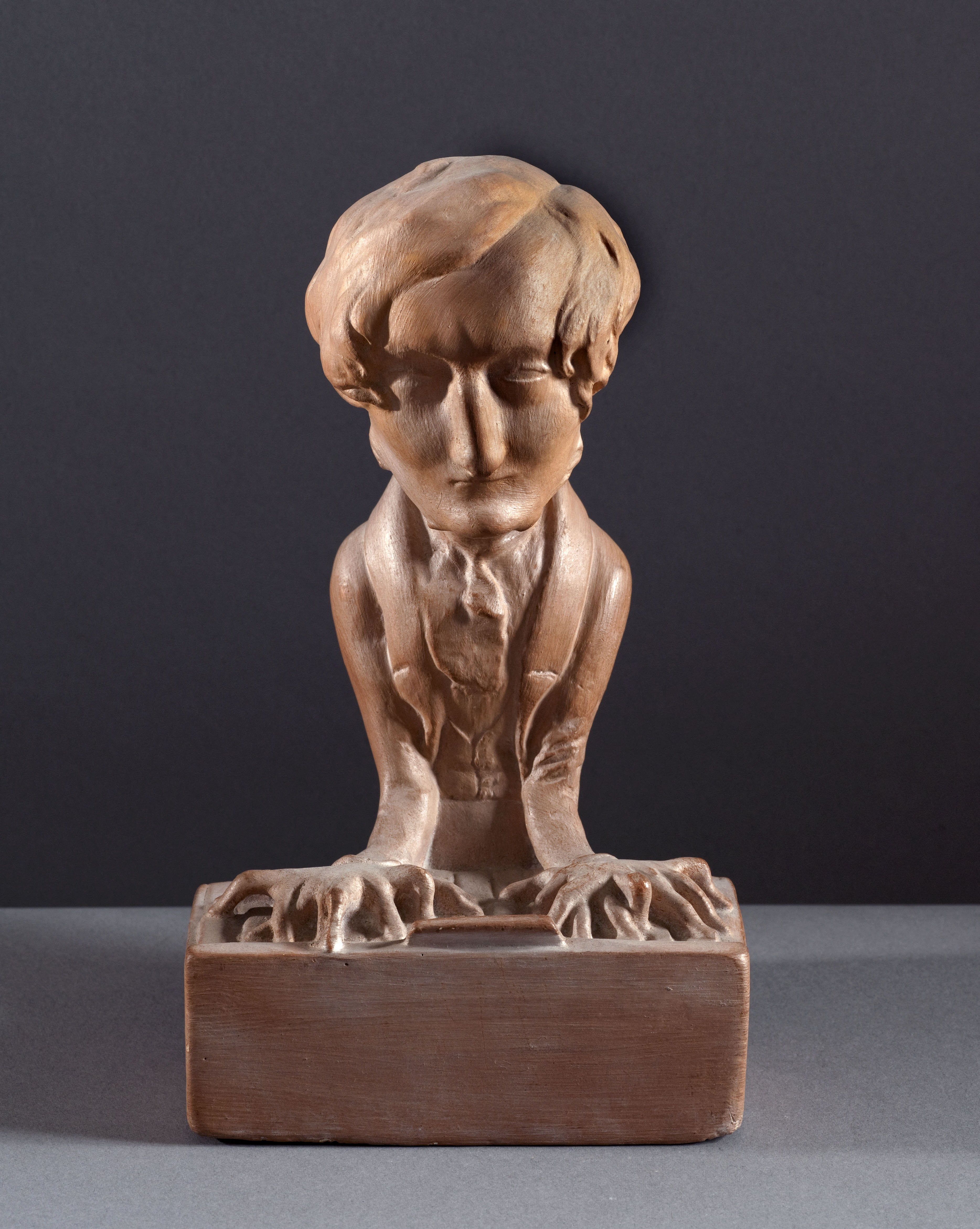Jean Pierre Dantan, Portrait-charge de Sigismond Thalberg (1812-1871), pianiste allemand