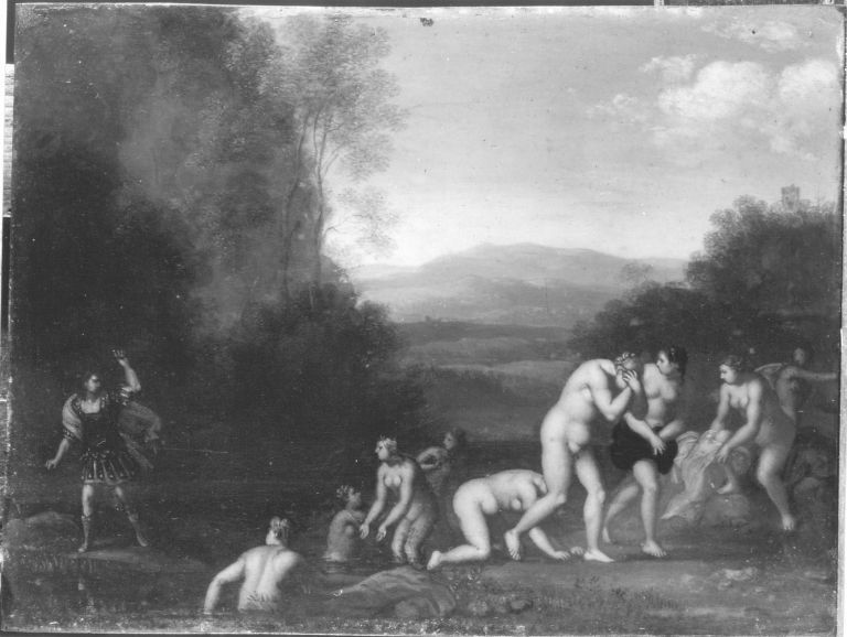Cornelius van Poelenburgh, Diana im Bade und Aktäon (Schule)