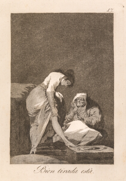 Francisco de Goya, Den sidder!