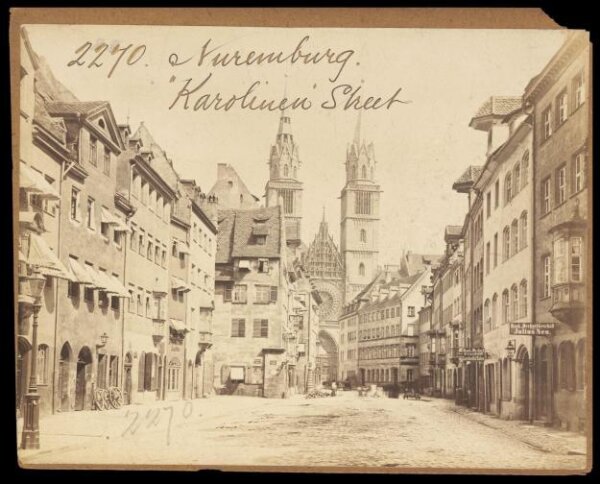 Francis Frith, Nuremburg.  'Karolinen' Streete