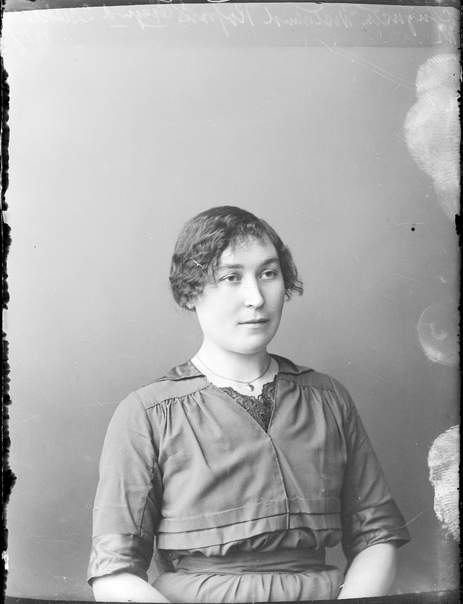 Skötsner-Edhlund, Augusta Westerlund from Kavarö, Börstil parish, Uppland 1918