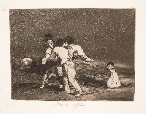 Francisco de Goya, Ulykkelige moder (50)