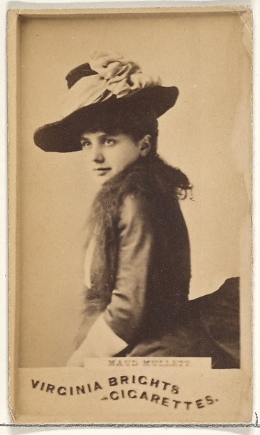 Allen & Ginter, Maud Mullett, from the Actors and Actresses series (N45, Type 1) for Virginia Brights Cigarettes