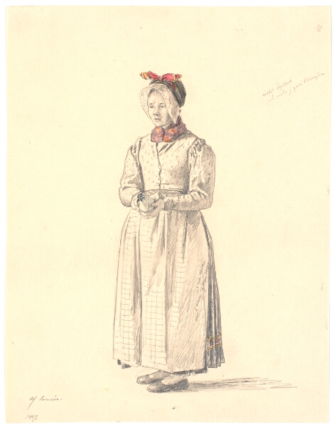 Martinus Rørbye, Stående bondepige fra Samsø