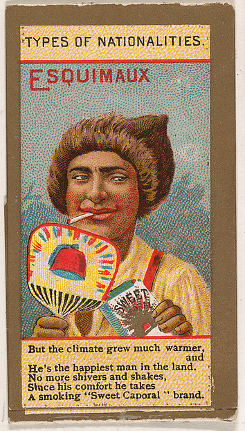 Kinney Brothers Tobacco Company, Esquimaux, from Types of Nationalities (N240) issued by Kinney Bros.