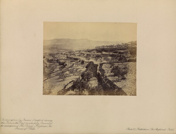 Francis Bedford, Bethlehem - The Shepherds' Field