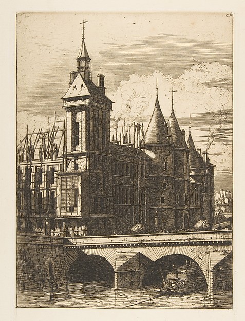 Charles Meryon, The Clock Tower, Paris
