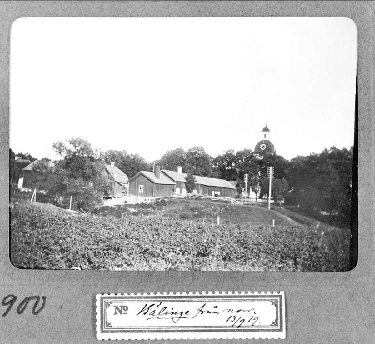 August Fredrik Schagerström, Bälinge from North, Bälinge parish, Uppland September 1919