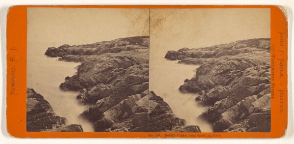 John P. Soule, Rocky Point, near Spouting Cave. Newport, R.I.