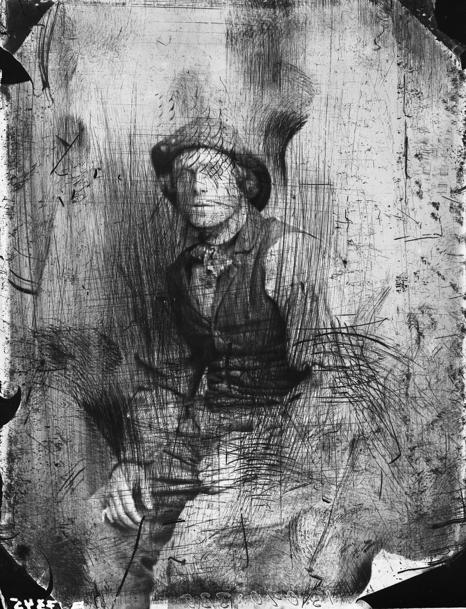 Carl Curman, Porträtt av en ung man.