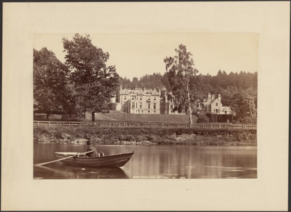 George Washington Wilson, Abbotsford, from the river