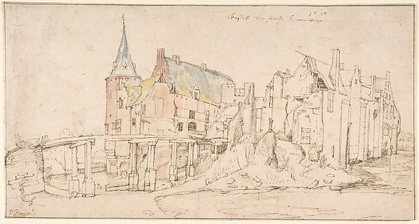 Jan Brueghel the Elder, The Ruins of Castle Merxem, near Antwerp