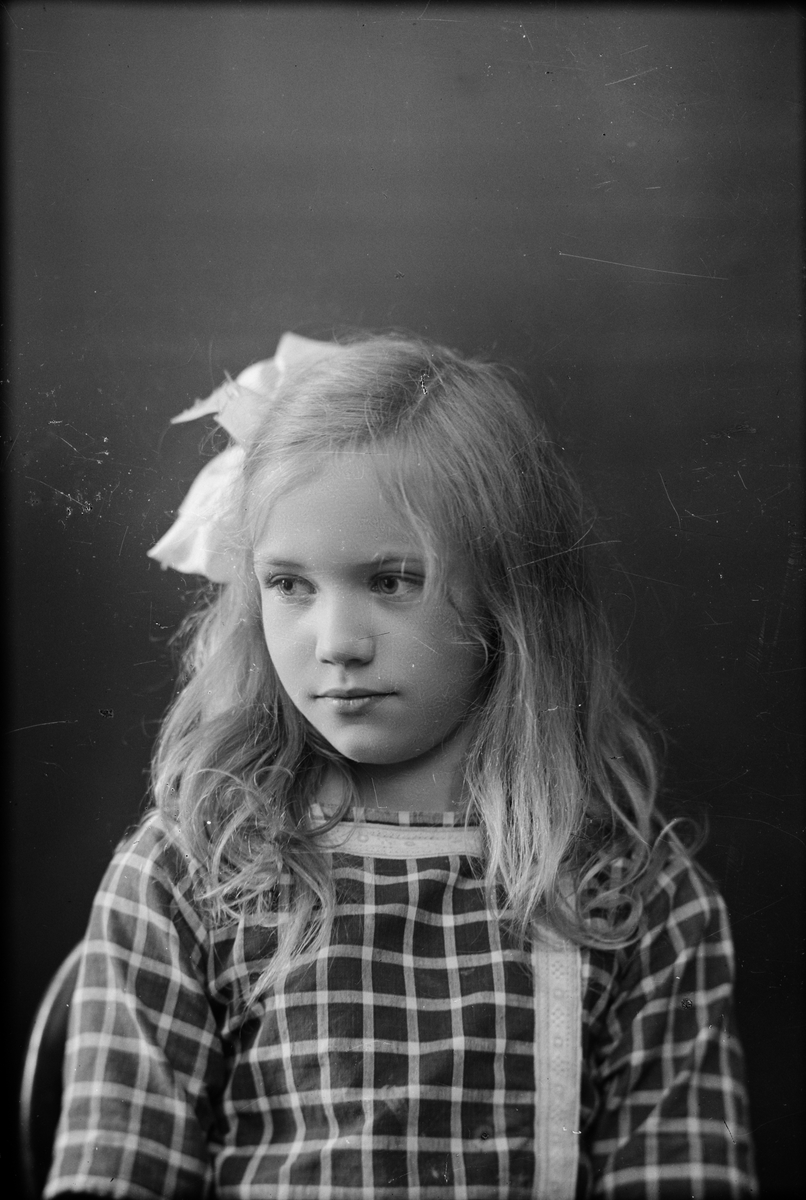 Skötsner-Edhlund, Ateljéporträtt - Tyra Edhlund, Östhammar, Uppland