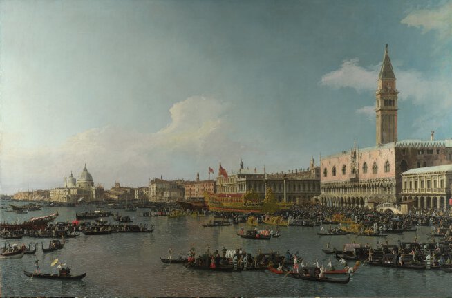 Canaletto, Venice: The Basin of San Marco on Ascension Day