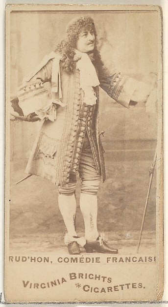 Allen & Ginter, Prud'hon, Comedie Francaise, from the Actors and Actresses series (N45, Type 1) for Virginia Brights Cigarettes