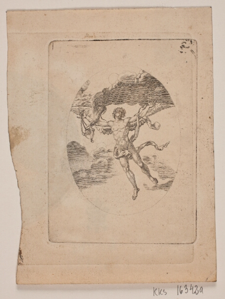 Gerhard Ludvig Lahde, Svævende engel