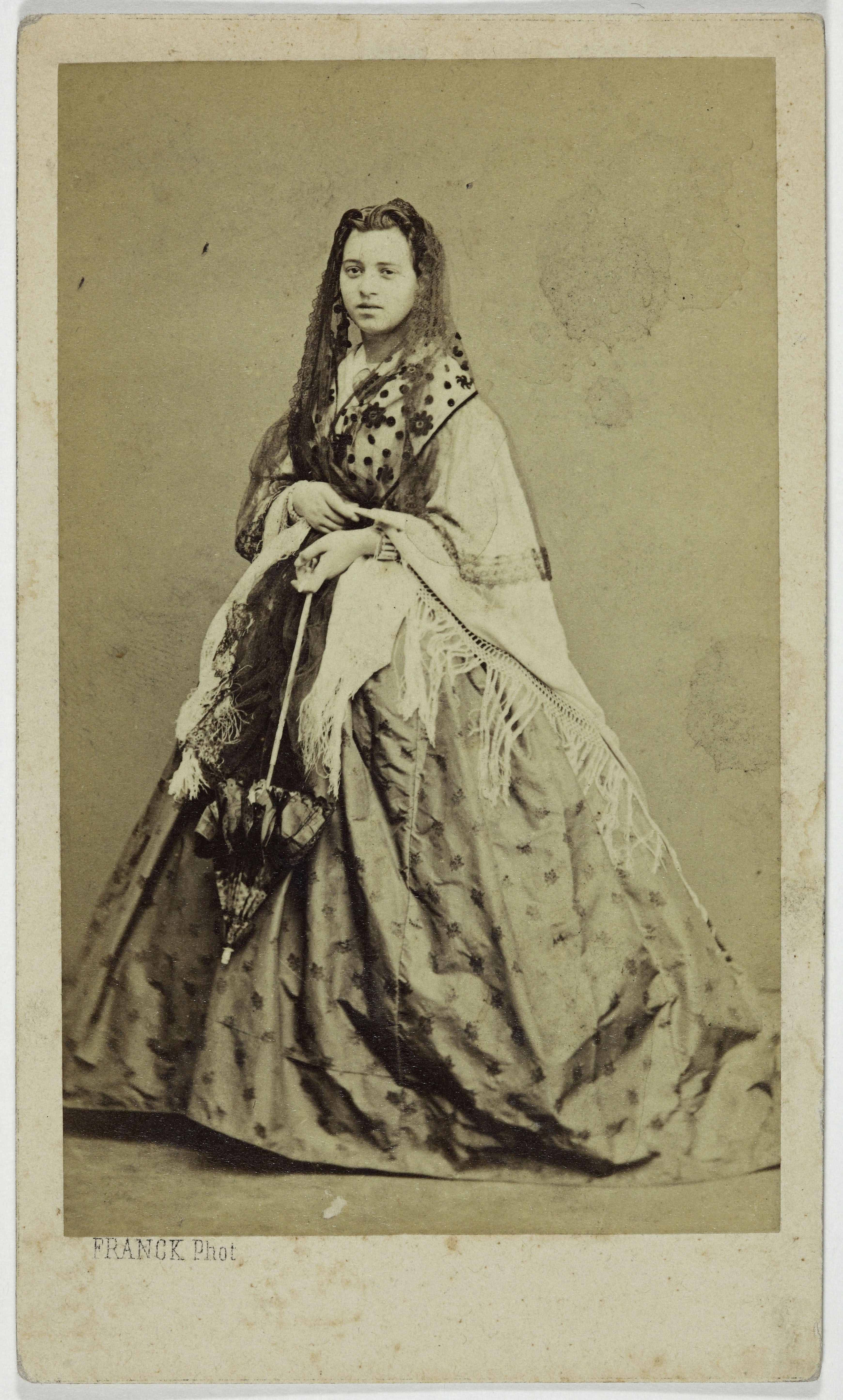 Franck, Portrait d'Anglada, Consuela, (actrice ?)