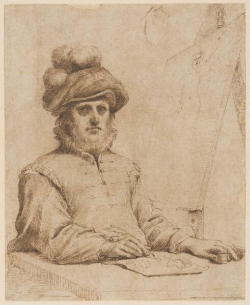 Guercino, Portrait of an artist