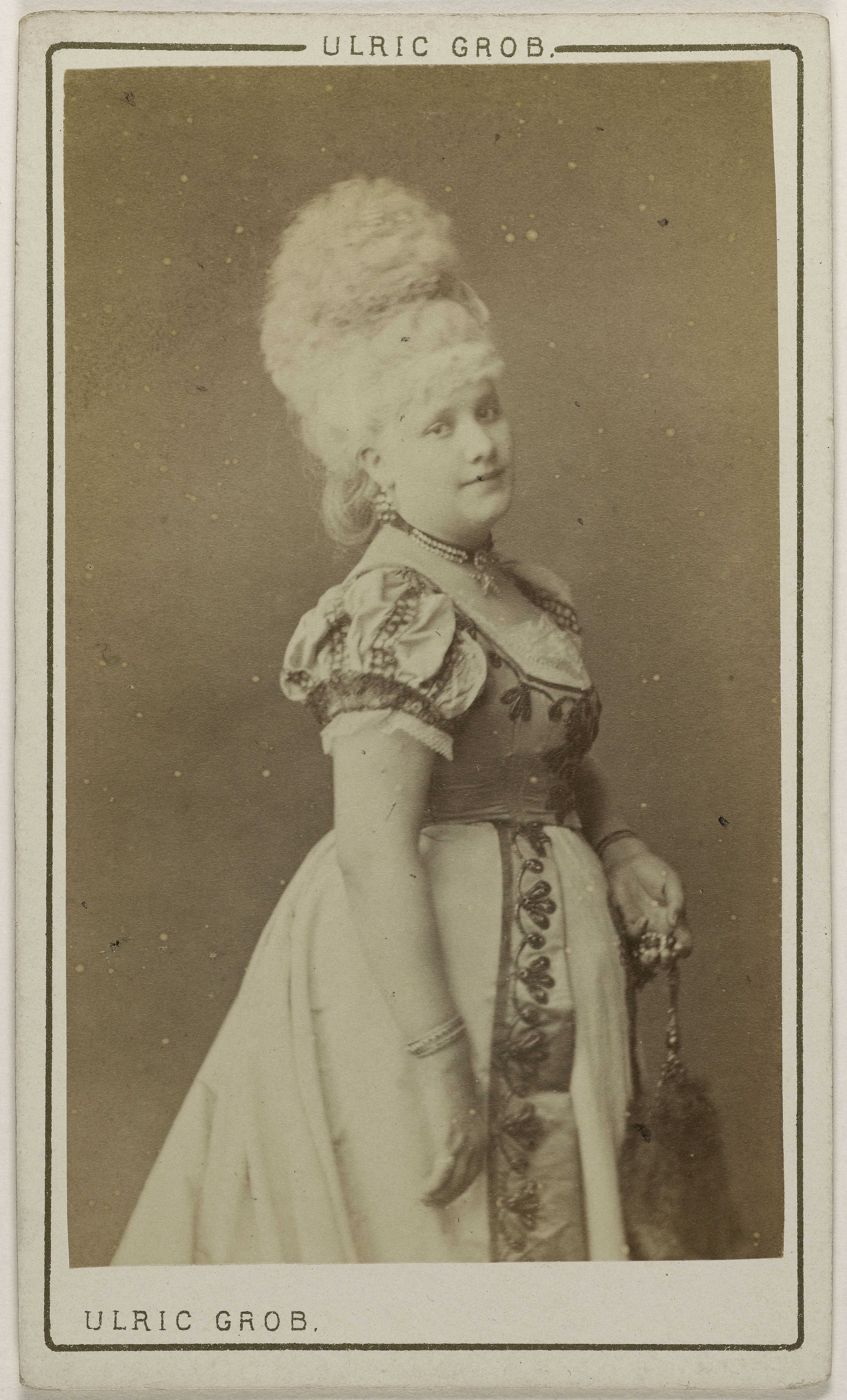 Ulric Grob, Portrait de Baudu, (actrice)