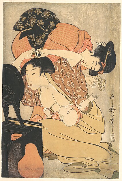 Kitagawa Utamaro, Woman and Child