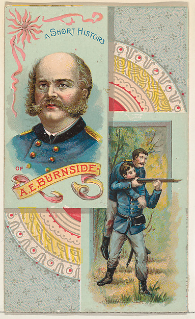 W. Duke, Sons & Co., A Short History of General A. E. Burnside, from the Histories of Generals series (N114) issued by W. Duke, Sons & Co. to promote Honest Long Cut Smoking and Chewing Tobacco