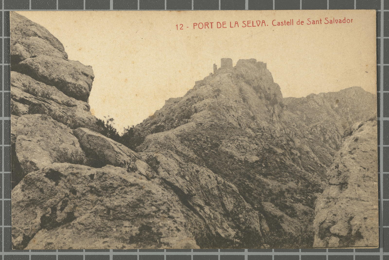 Desconegut, 12- Port of La Selva. Castle of San Salvador