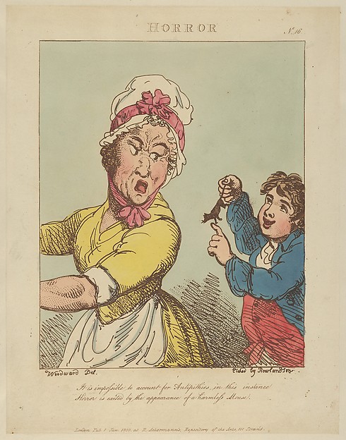 Thomas Rowlandson, Horror