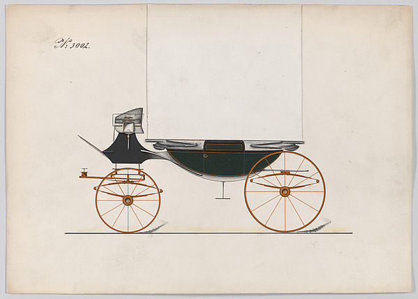 Brewster & Co., Design for Landau, No. 3002