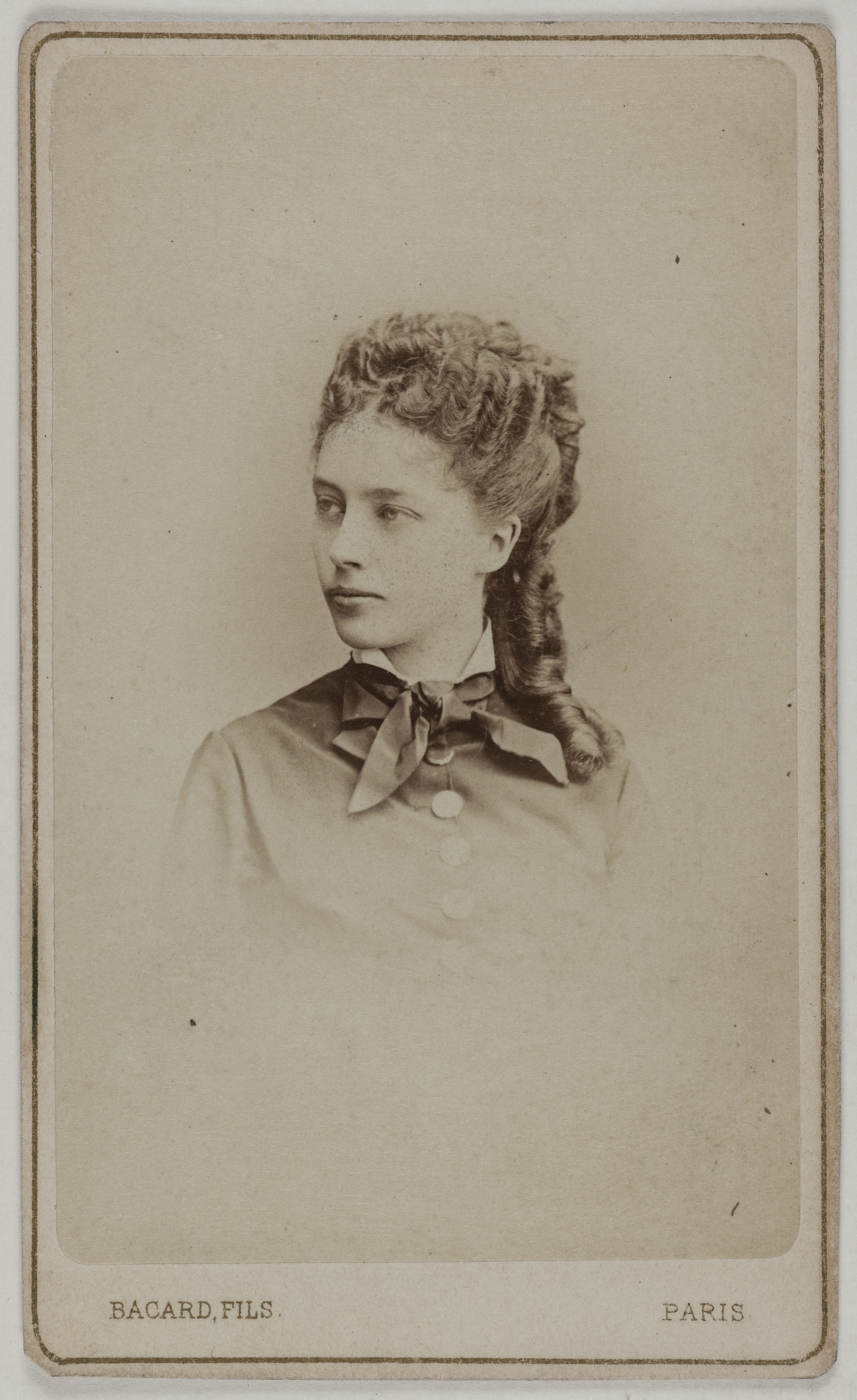 Bacard Fils, Portrait de Délia, (actrice)