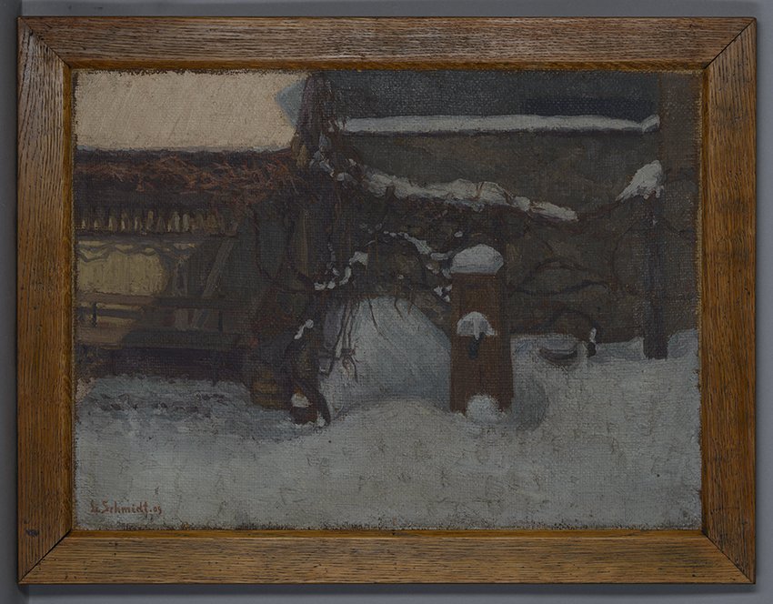 Luise Schmidt, Alter Hof in Brandenburg an der Havel, 1909