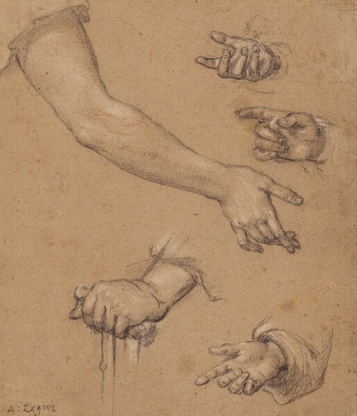 Alphonse Legros, Studies of Hands