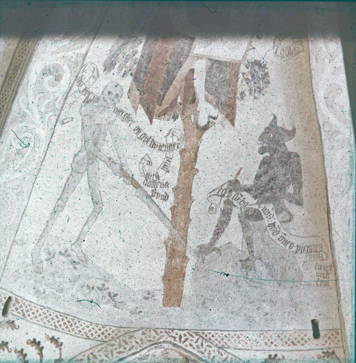 Erik Eriksson, Kalkmålning i Tensta kyrka, Uppland