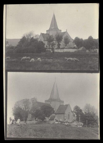 Gale, Lt. Col. Joseph, Two photographs of a church