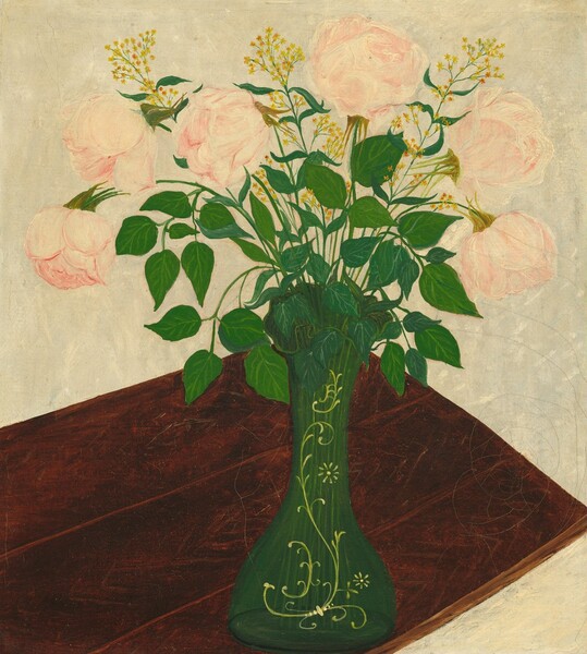 American 19th Century, Pink Roses