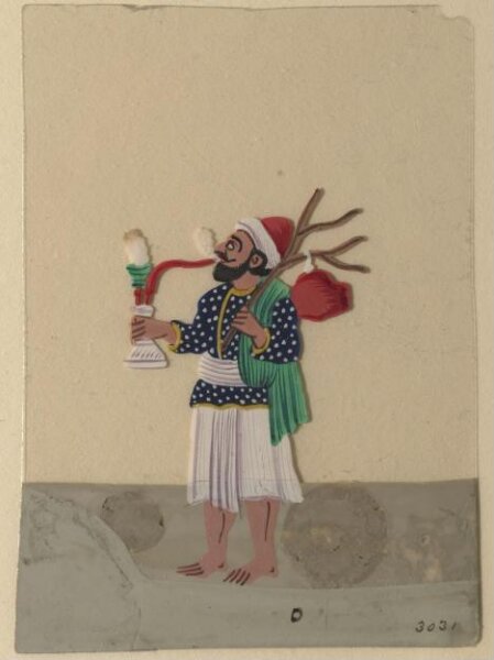 Unknown, Twelve drawings of unidentified ascetics and mendicants.