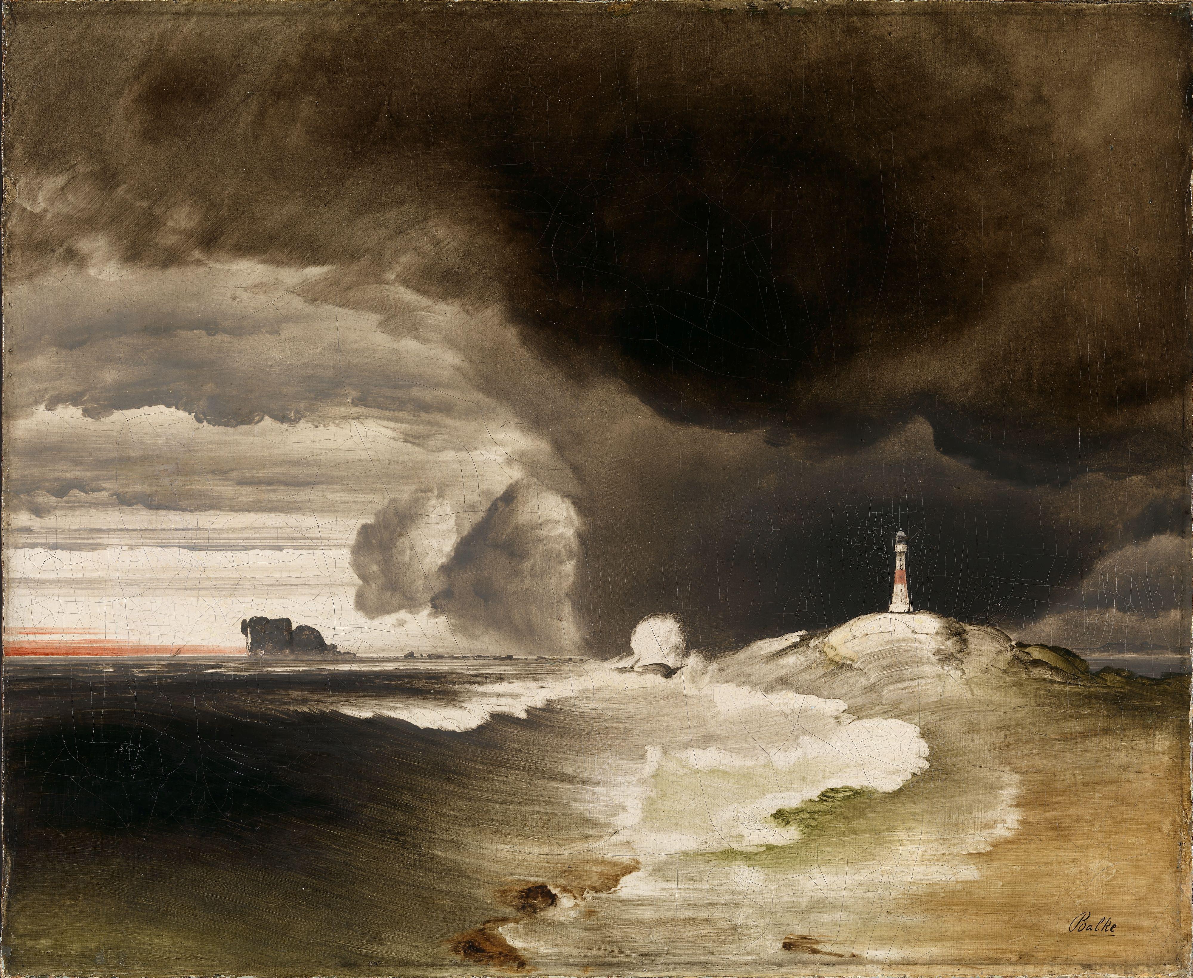Peder Balke, Lighthouse on the Norwegian Coast
