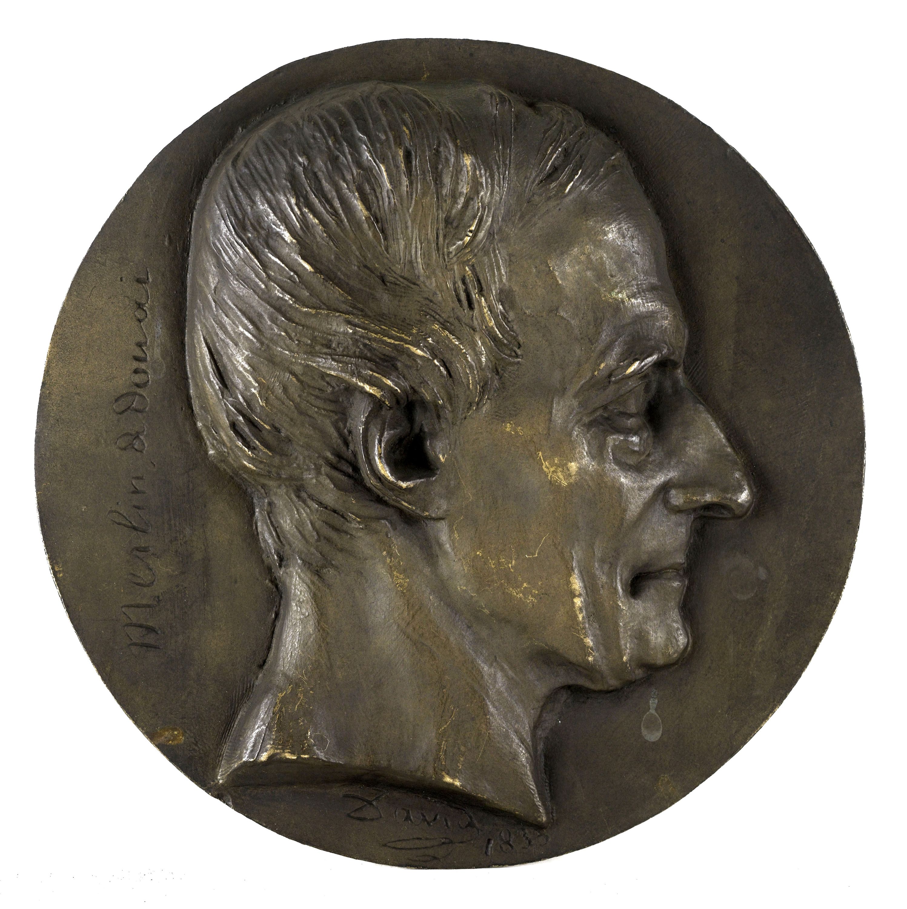David d'Angers, Portrait de Philippe-Antoine, comte Merlin, dit Merlin de Douai (1754-1838), jurisconsulte