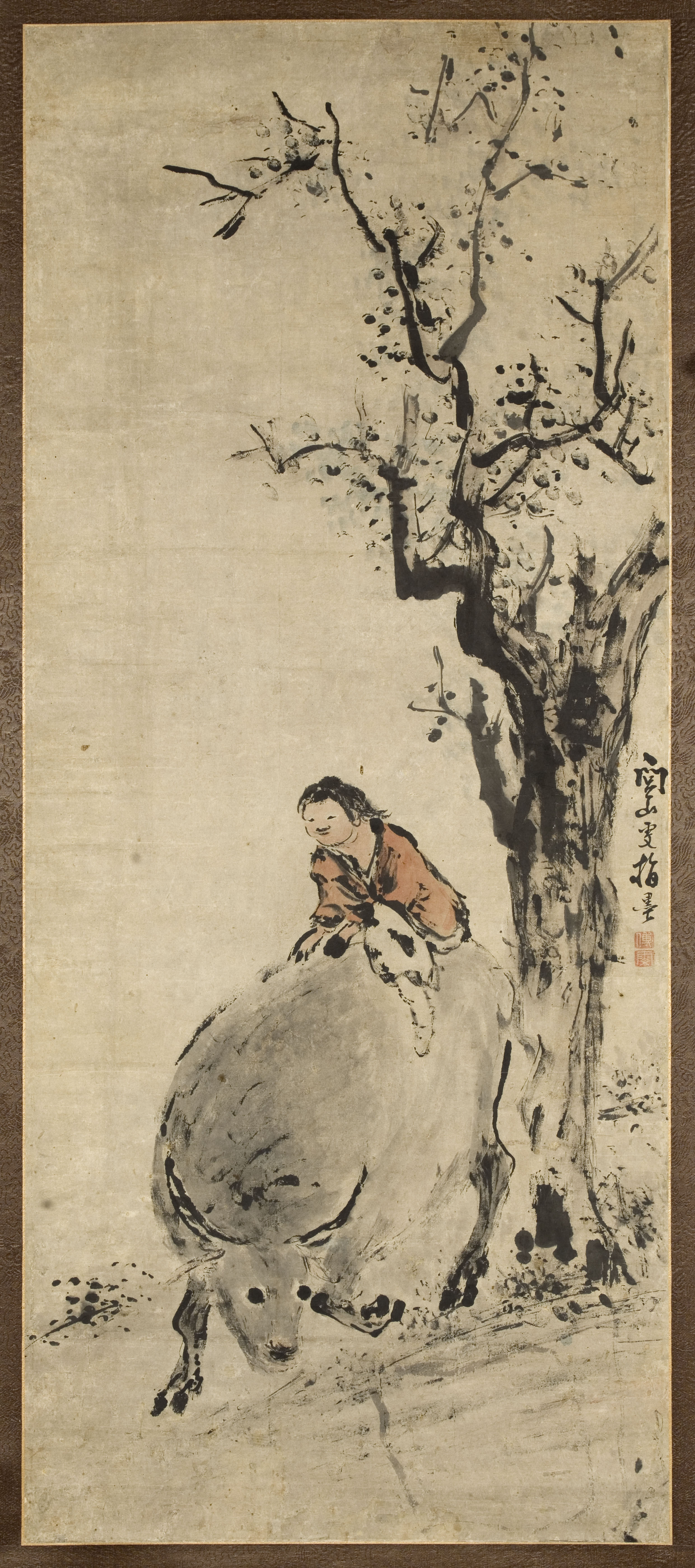 Wen 傅雯 Fu, Buffle et enfant