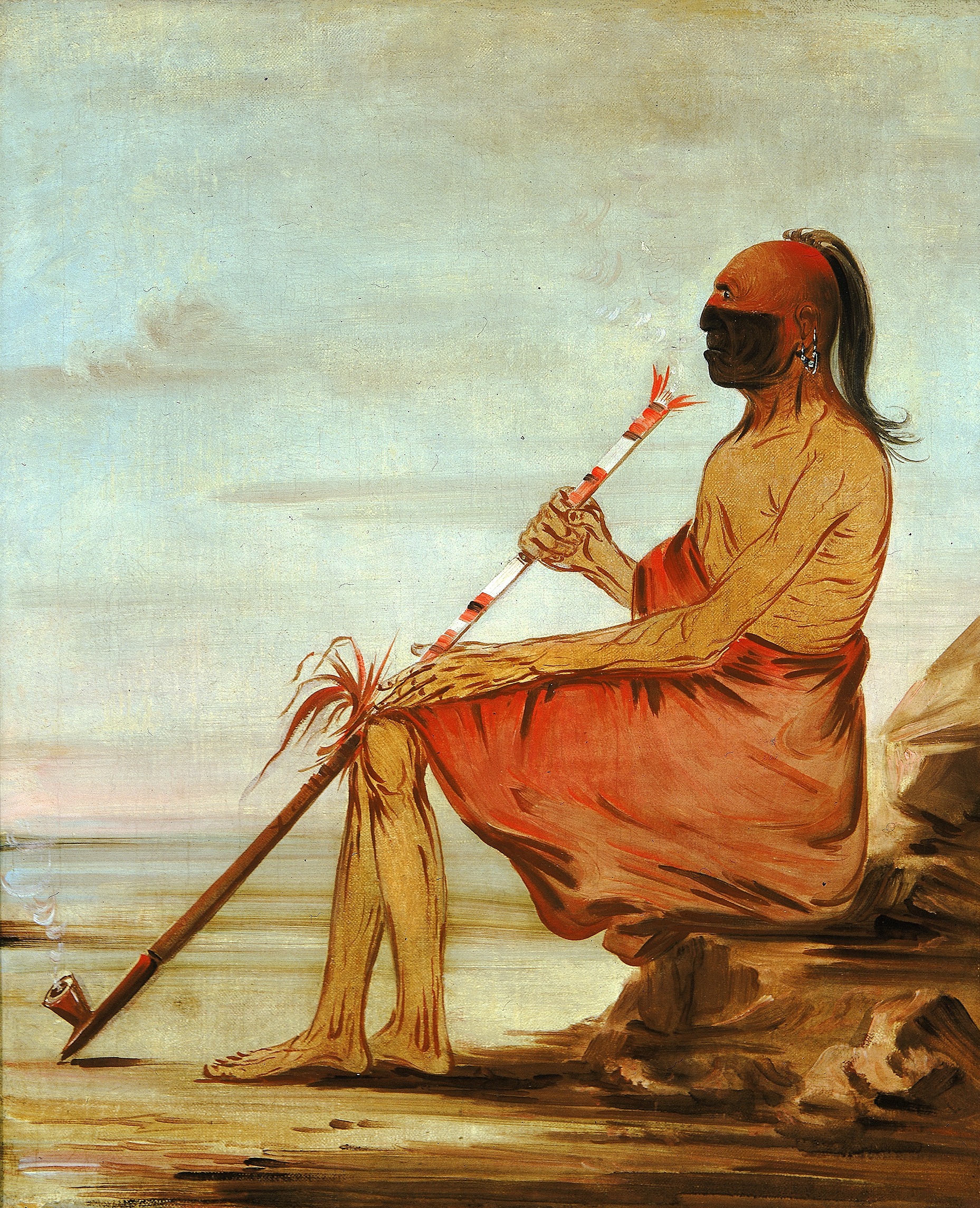 George Catlin, Coo-coo-coo, The Owl, an Aged Chief