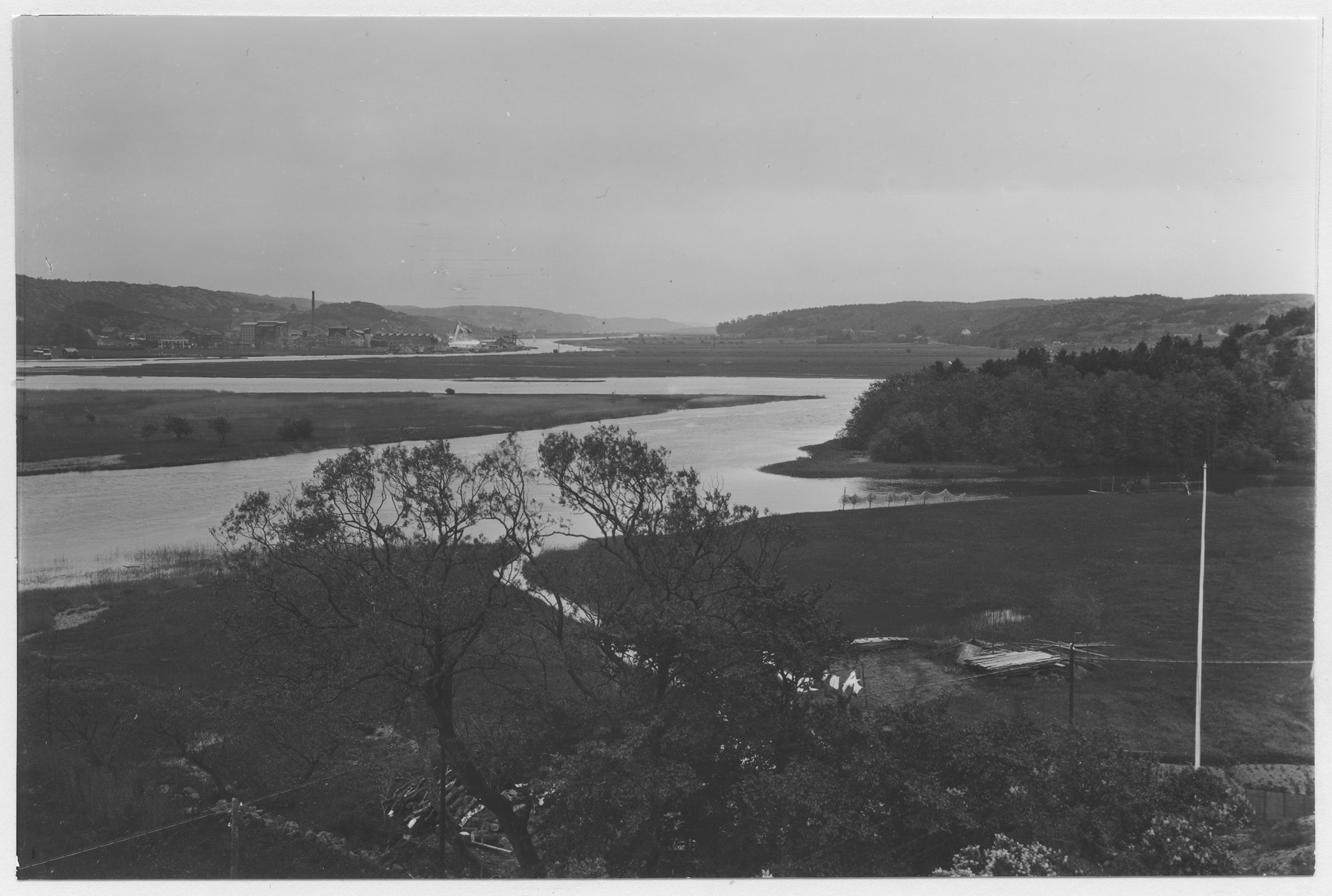 Mårten Sjöbeck, Kungälv, vy mot Göta älv