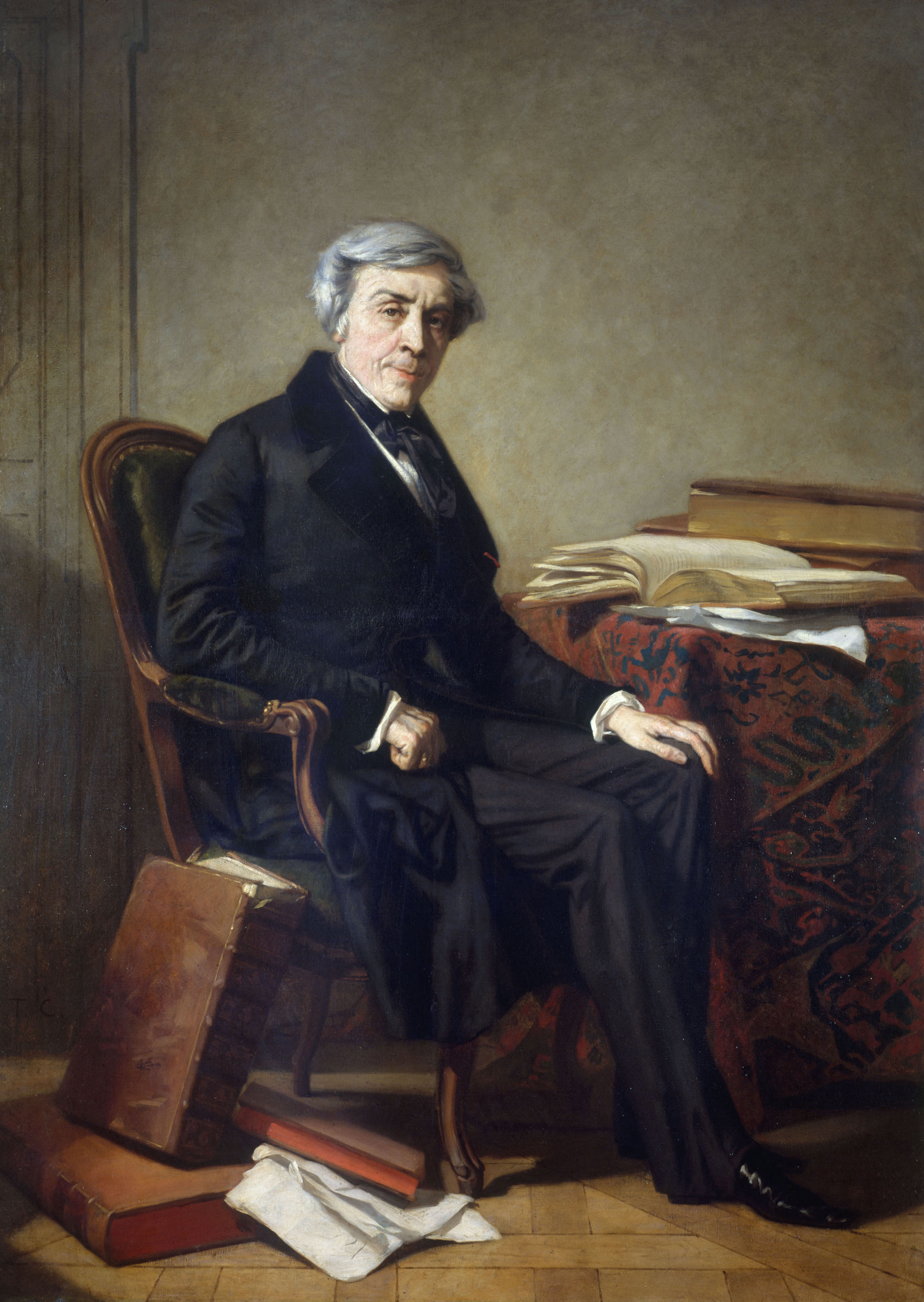 Thomas Couture, Portrait de Jules Michelet (1798-1874), historien