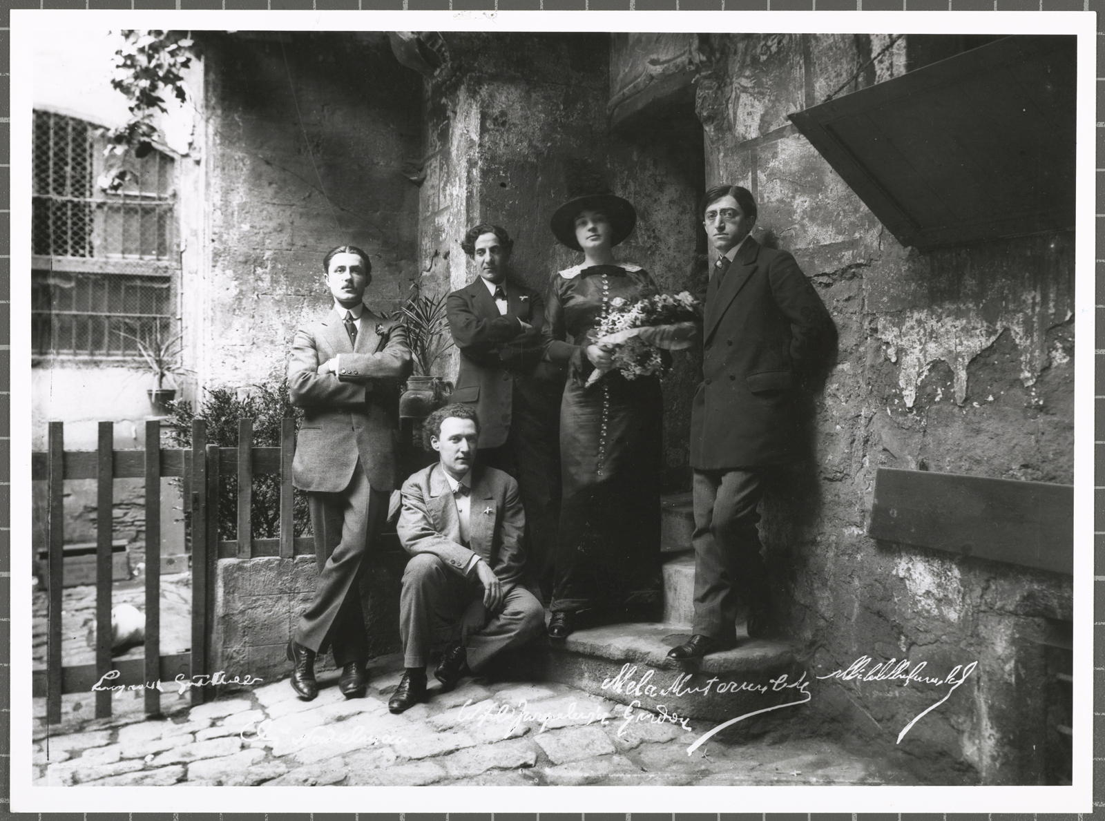 Francesc Serra, [Retrat d'artistes polonesos]