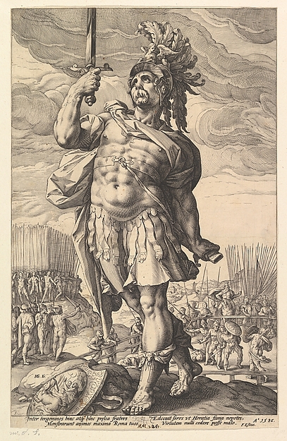 Hendrick Goltzius, Publius Horatius